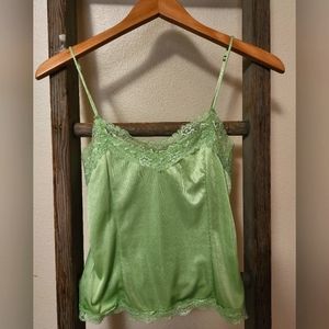 Green Lace Camisole